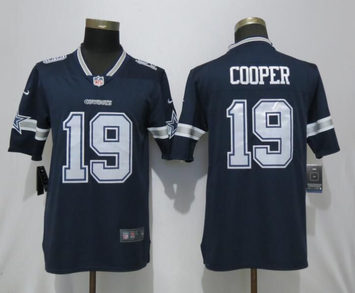Men Dallas cowboys 19 Cooper Blue Nike Vapor Untouchable Limited Player NFL Jerseys
